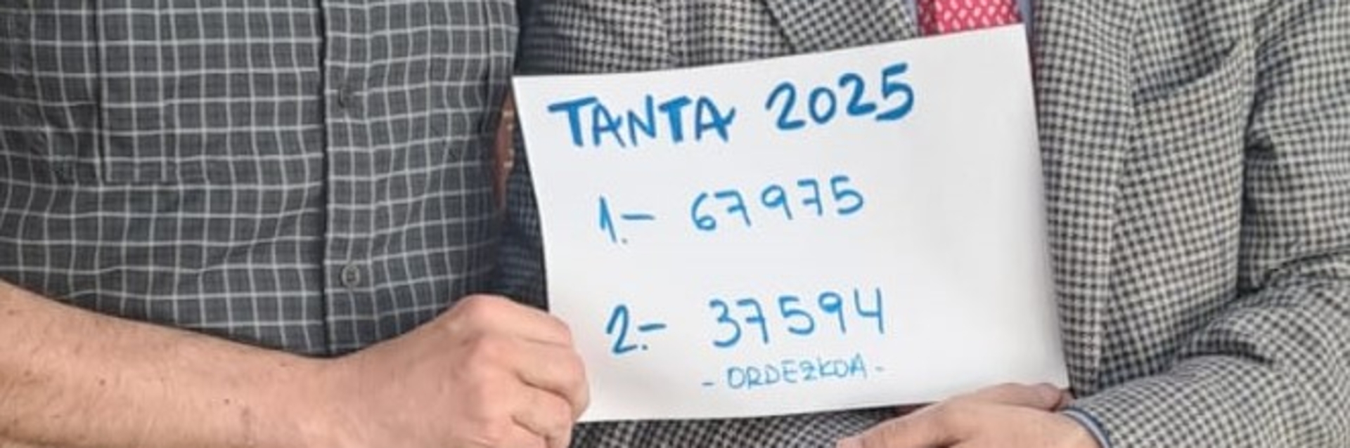 TANTA ZENBAKI SARITUAK 2025