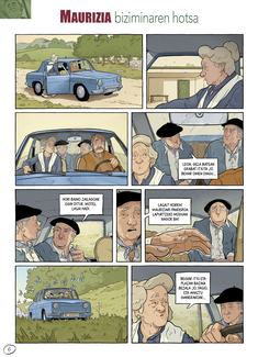 komikiaren barruko orrialde batzuk