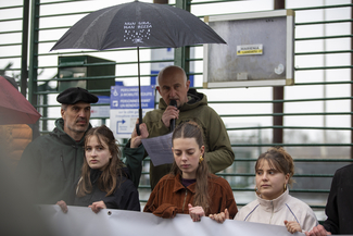 Ehunka lagunek hartu dute parte, Baionan, Ikastola mugimenduak deitutako manifestazioan