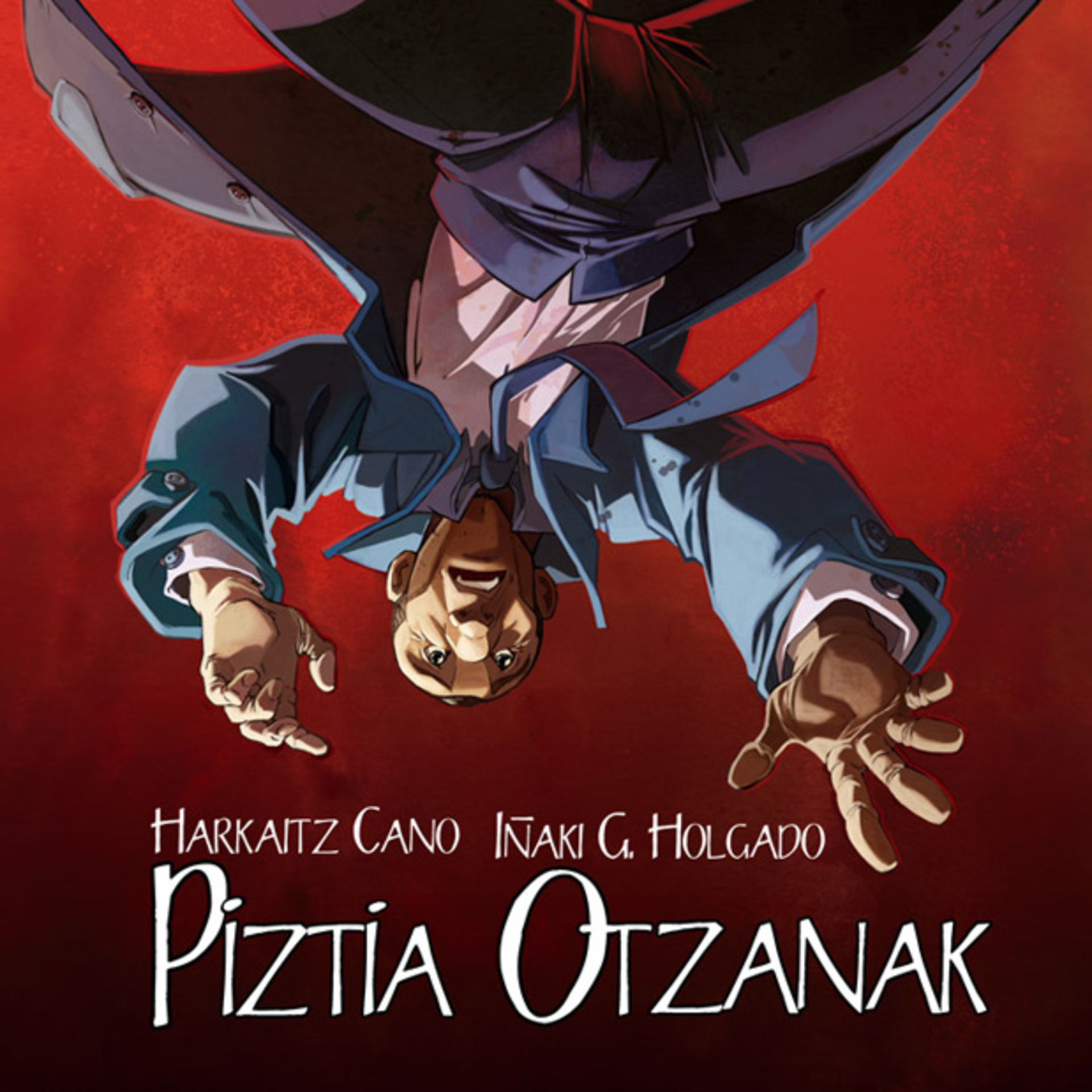 Piztia otzanak komikiaren azala