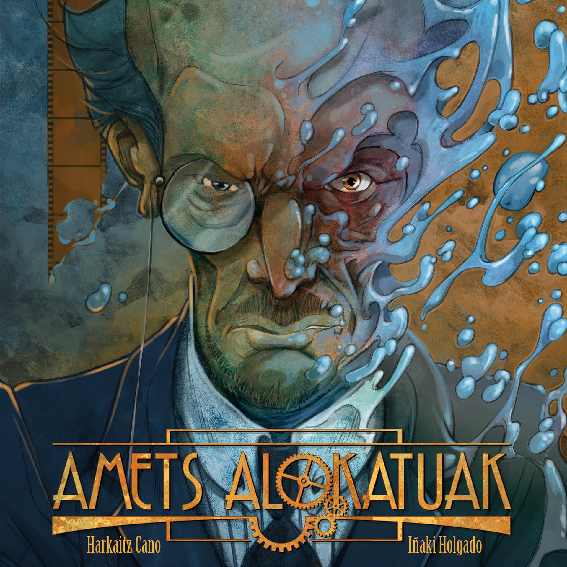 Amets alokatuak komikiaren azala