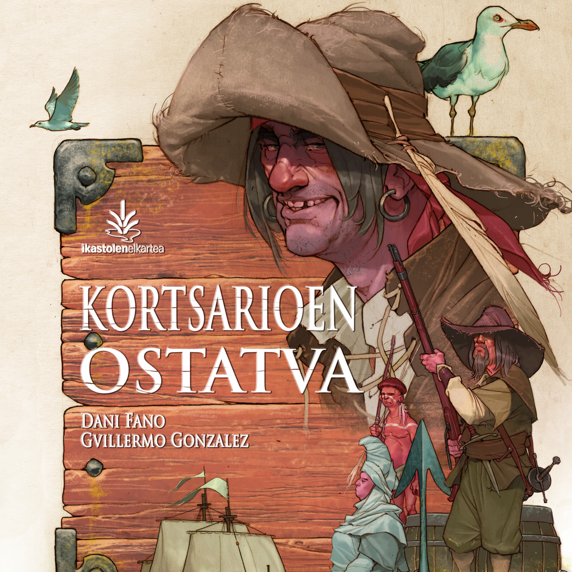 Kortsarioen ostatua komikiaren azala