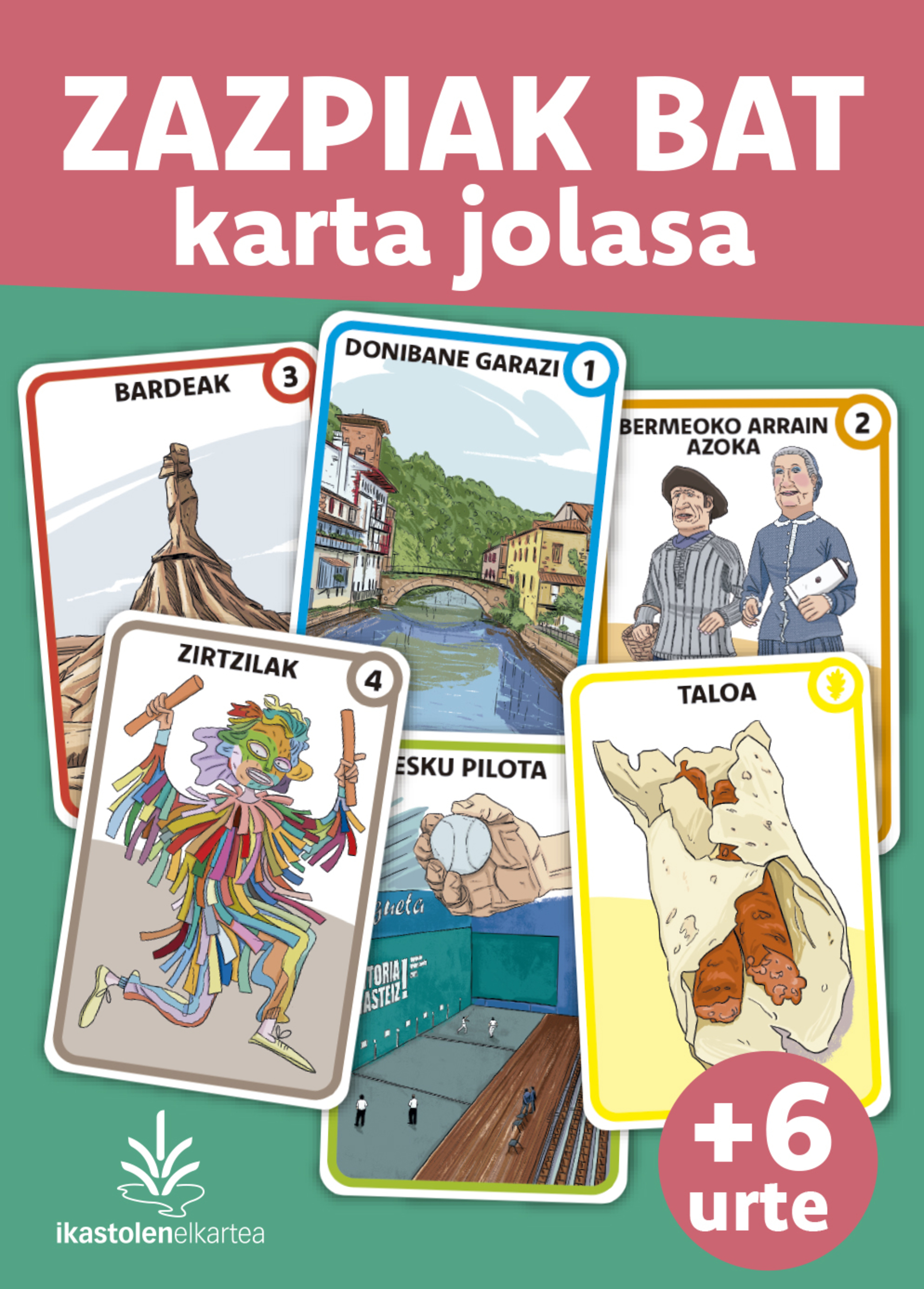 Zazpiak bat karta jolasaren azala